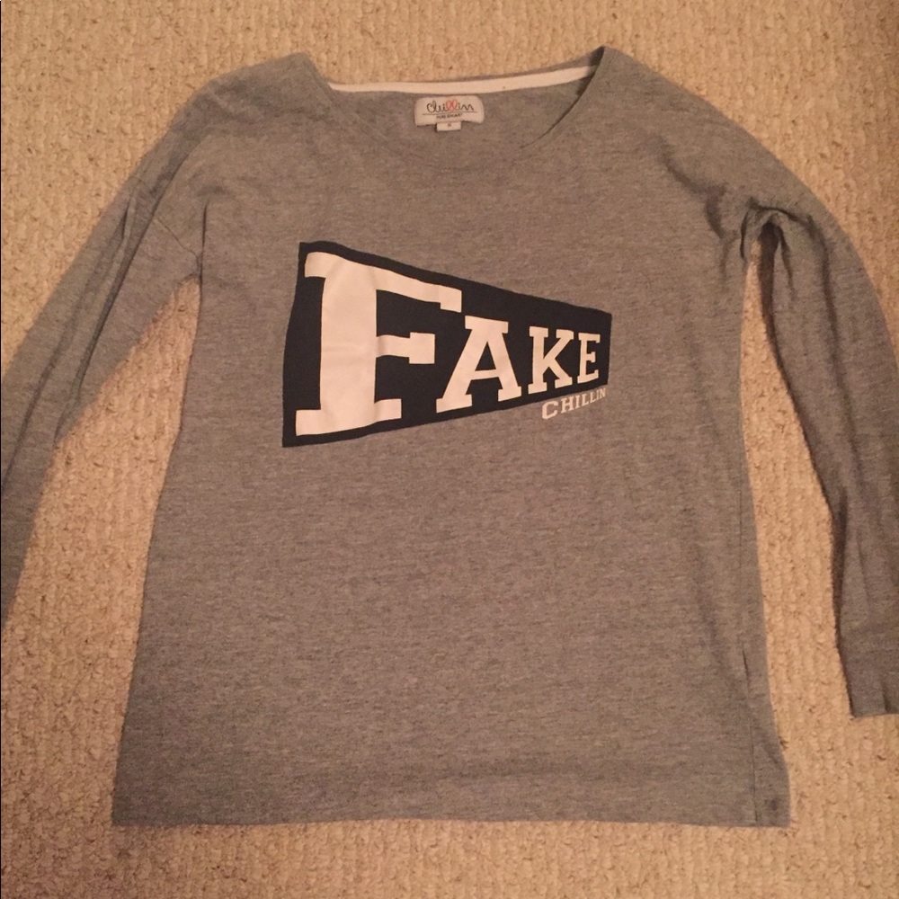 Fake chillin long sleeve S